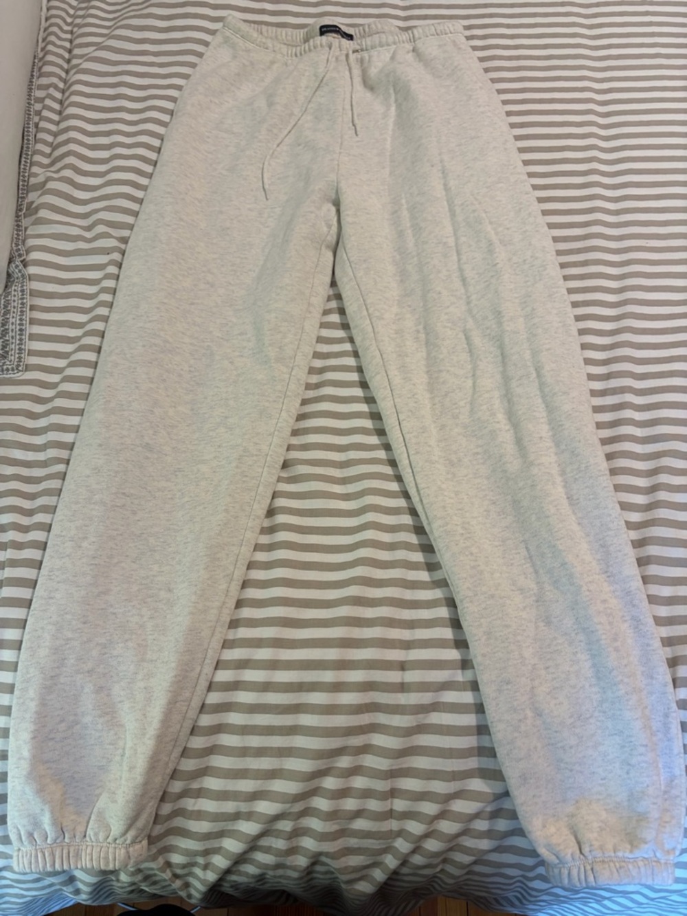 Brandy Melville Heather Light Gray Sweatpants
